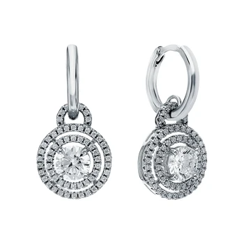 

Silver earrings with alpanite and cubic zirconia sunlight sample 925