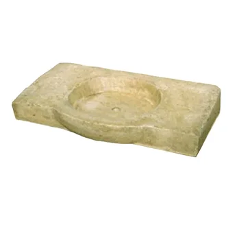 

Pile Sink Rustic for inner or outer in concrete-stone 85x50x14cm.