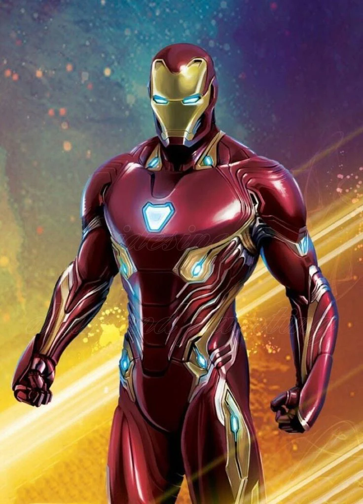 Iron Man Infinity Stones Marvel Hero Diamond Painting