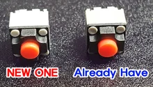 10-100 Uds Kailh 6*6*6*6*7,3mm cuadrados silencio ratón micro interruptor de botón de ratón puede reemplazar un rectángulo micro interruptor 8 millones de vida