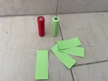 Batería Lipo 18650 de PVC, Tubo termorretráctil de 29,5mm x 72mm de ancho, envoltura de película de aislamiento, funda protectora, paquete de Cable, 10 Uds.