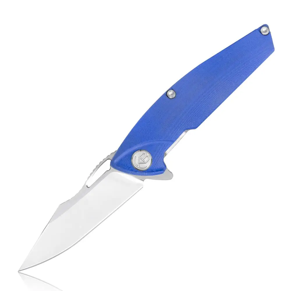 KB221 складной нож 3," D2 стальное лезвие G10 ручка карманный нож - Цвет: Blue
