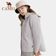 CAMEL Мужской Женский комплект из двух предметов, куртка для походов на открытом воздухе, теплый пуховик, внутренняя Водонепроницаемая ветровка, Походное пальто