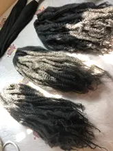 Trenzas de Color puro de 18 pulgadas, cabello de Marley de ganchillo, pelo trenzado sintético Afro, trenzas de ganchillo, extensiones de cabello a granel negro y marrón
