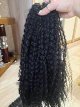 YXCHERISHAIR 18 pulgadas Crochet trenzas Afro Kinky Twist sintético trenzado Ombre extensiones de cabello negro cabello Marly