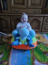 Funda de asiento de apoyo para bebés, cubierta para silla de comer para infantes, almohadilla nido, sin algodón