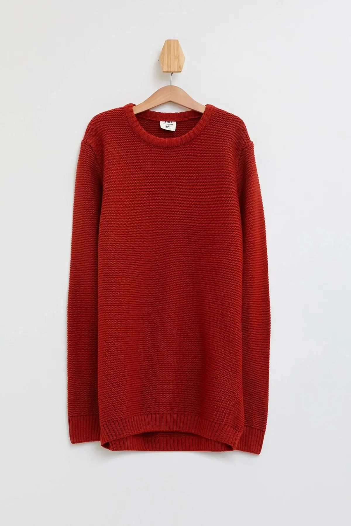 

DeFacto Boy Fashion Pure Color Casual Loose Crewneck Pullovers Boy Pullovers Autumn New - L0501A619AU