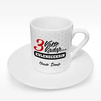 

Personalized 3 To burn the Midnight Oil Design Turkish coffee Cup-1