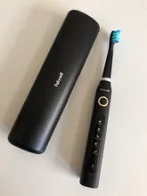 Fairywill-cepillo de dientes eléctrico sónico para adulto, FW-507 recargable por USB, resistente al agua, 8 cabezales de repuesto