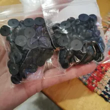 Pin de goma de PVC de colores para broche de joyería, 50 Uds.