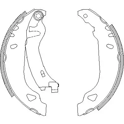 Drum pads  Fiat Tipo 88-95/Punto 93-99 s lever REMSA |