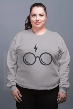

Angemiel Wear HP Glasses Gray Female Sweatshirt
