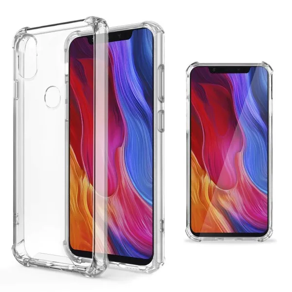 Гелевый Чехол-подставка Xiaomi mi 8 | усиленные углы Anticaida Antishock Edge mi 8