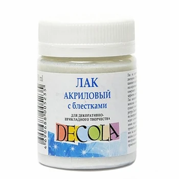

Lacquer acrylic DeCola with glitter jar 50 ml