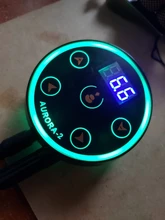 Fuente de alimentación de tatuaje Aurora 2, suministro de energía LCD Digital con adaptador de corriente, Mini panel táctil Led, suministros de tatuaje