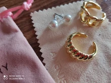 Plata de Ley 925 Plata torcida Croissants anillos para los hombres y las mujeres minimalista grueso Anillos geométricos joyería Vintage