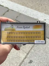 Extensiones de pestañas de extensión, 60 mechones de pelo Natural y grueso, Faux cils, Envío Gratis