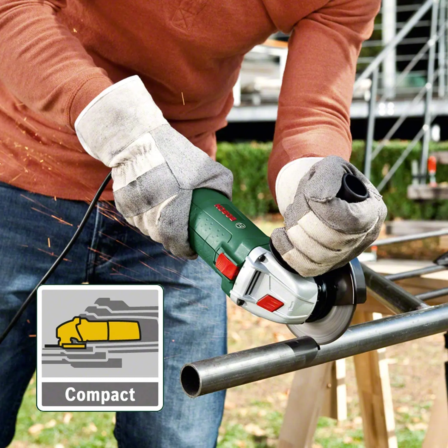 Image of Bosch PWS 750-115 angle grinder