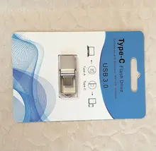 TOPESEL Mini 32GB 64GB 128 tipo GB C Ultra Dual USB 3,0 memoria USB pulgar disco U