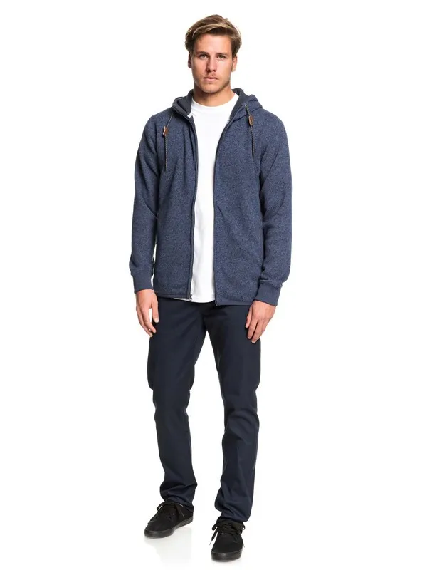 Толстовка на молнии; Длина молнии; Quiksilver Keller; Цвет Синий
