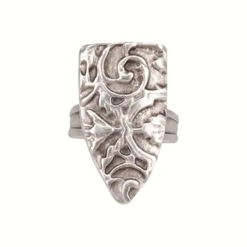 

Women's ring dimensionless finger 55886 (silver, Zamak)