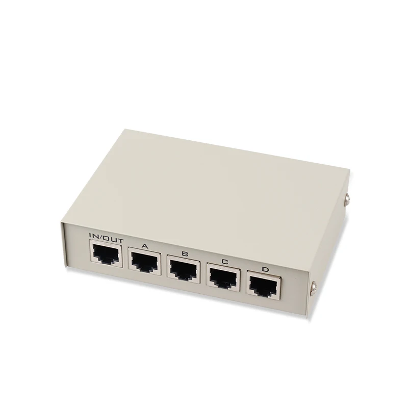 Сетевой коммутатор LAN CAT 4 портовый для внутреннего и внешнего сетевого сервера