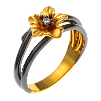 

Silver ring with cubic zirconia