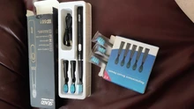 Cepillo de dientes eléctrico Seago Sonic SG-551 con reemplazo de cabezales de cepillo 4 modos de limpieza una operación clave sónico vibración cepillo resistente al agua