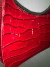 Bolso de mano pequeño de piel sintética con estampado de cocodrilo para mujer, bolso de hombro femenino, a la moda, informal, Retro