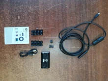 Cámara endoscópica Wifi F99 HD720P, Cable rígido suave de 8mm, 6 LED, IP67, boroscopio de inspección de coche resistente al agua para Iphone, Android y Windows