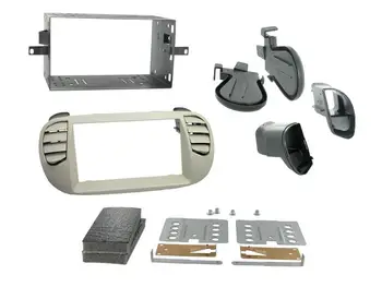 

COMPATIBILE Fiat 500 (2007-2016) fascia plate 2 DIN kit (Ivory cream) - Mascherina kit 2 DIN Fiat 500 panna [2007-2016]