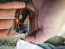 Collar con etiqueta redonda personalizable para hombre y mujer, con foto y nombre, Color dorado y plateado, joyería con letras personalizadas