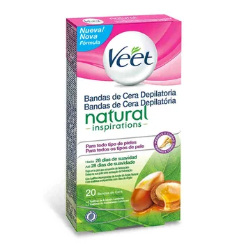 

Veet Natural Inspirations Easy Gelwax Hair Removing Wax Strips (Pack of 20)
