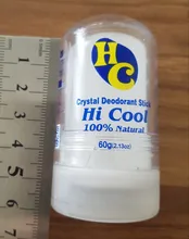 Desodorante de cristal de 60g para hombres y mujeres, palo de alumbre, eliminador de olor de axila corporal, antitranspirante, palo desodorante indefinido