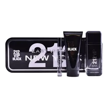 

Men's Perfume Set 212 Vip Black Carolina Herrera (3 pcs)