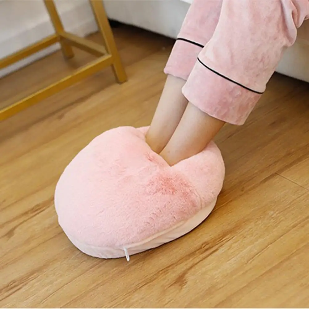 

USB Electric Heating Foot Super Soft Foot Warmer Feet Winter Hot Boots Slipper Tools Winter Stove Seats Sofa Chair Mat