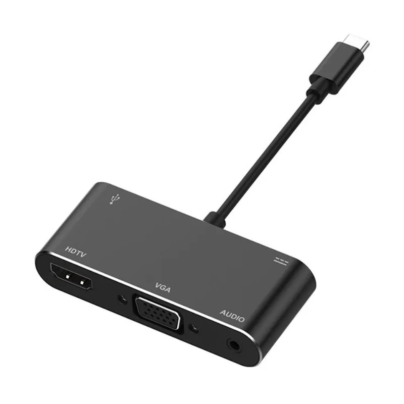 USB к HDMI цифровой многопортовый концентратор адаптер-Aeifond type-C к HDMI 4K адаптер с USB 3,0 USB-C 3,1 питания для MacBook