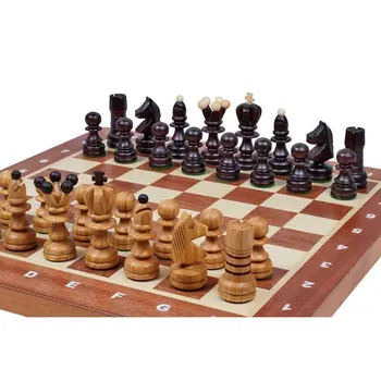 

Conjunto chess model Pearl. Chess pieces made up handmade wooden Beech's.
