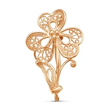 Серебряная брошь Красная пресня 13010959