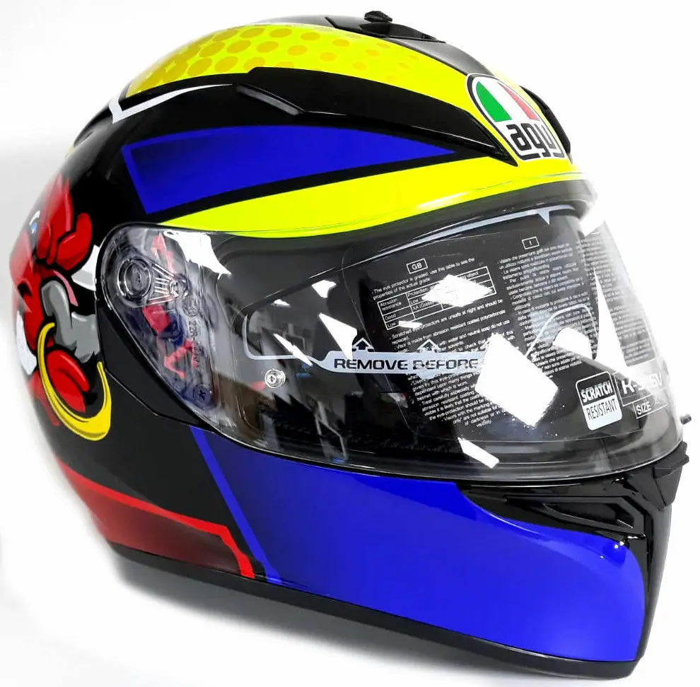 FULL HELMET AGV K3 SV ANGRYBULL PINLOCK 