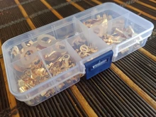 Terminales de crimpado de cobre, Kit surtido de conectores de Cable de terminal, sin aislamiento, M3/M4/M5/M6/M8/M10, 150 Uds.