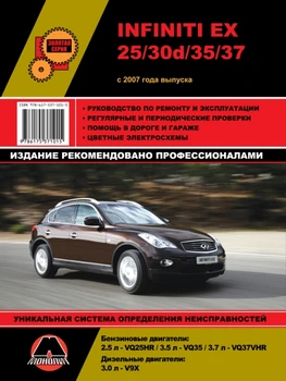 

Book: Infiniti EX Series (25/30D/35/37) (b, d) from 2007G. In. REM. Service. that, sir. AP | Monolith