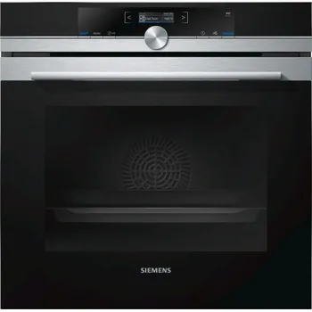 

Siemens oven HR675GBS1 multifunction pyrolytic and steam pulsesteam black crystal + inox