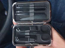 Juego de cortaúñas de acero inoxidable, tijeras profesionales, herramientas para uñas, recortador, aseo, manicura, 8 Uds.