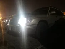 Hippcron-lámpara halógena H4 para coche, 12V, 60/55W, 5000K, bombillas halógenas de xenón, vidrio azul oscuro Super blanco (2 uds.)