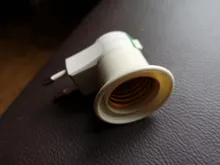 Eu-Plug-Adapter Socket Base-Lamp Power-On-Off-Control-Switch E27 with 1pcs