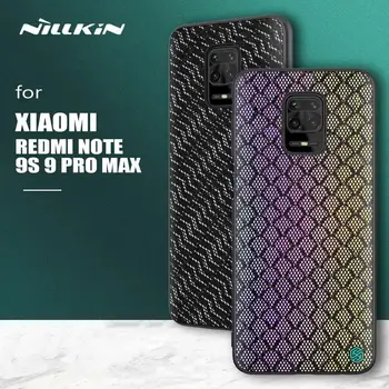 

Nillkin for Xiaomi Redmi Note 9S 9 Pro Max Case Glossy Silicone Soft Edge Textured Protective Case for Redmi Note 9S 9 Pro Cover
