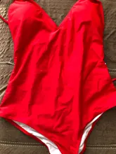 Bañador de una pieza liso para mujer, traje de baño Sexy, de corte alto Monokini, Vintage, brasileño, para playa, 2020