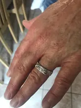 Anillo de compromiso de Plata de Ley 925 personalizado para hombre y mujer, sortija Simple Unisex grabada, regalo de joyería de aniversario