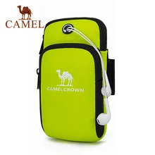 CAMEL Running Mobile Phone Arm Bag Unisex Mobile Phone Bag Sports Arm Sleeve Wrist Bag Fitness Equipment Arm Bag Belt